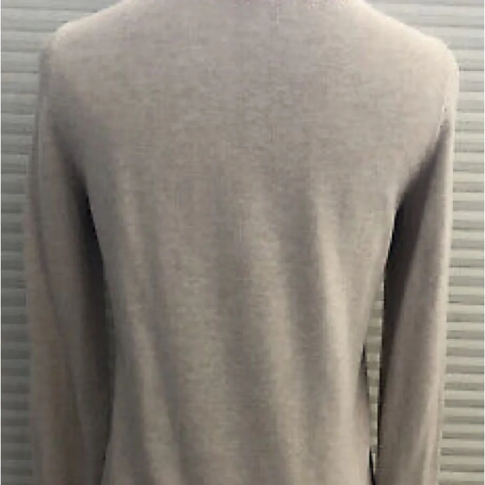 Banana Republic Tan Beige Cotton Knit Open Front Cardigan Lace Crochet Trim XS - Picture 7 of 14